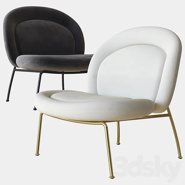 Honey lounge chair camerich 3DModel
