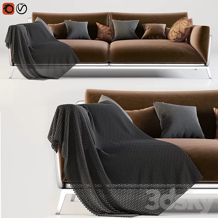 Honey sofa 3D Model