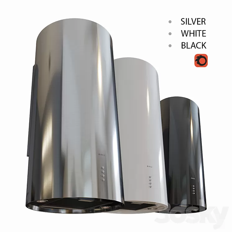 Hood Elica Tube Pro 3D Model