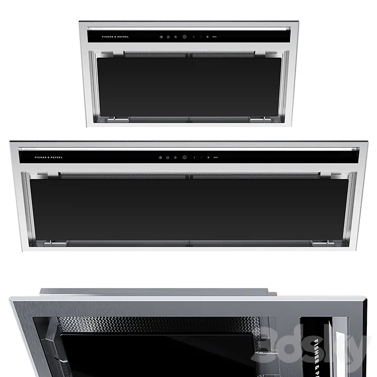 Hood Fisher & Paykel HP90IDCHX3 3D Model Free
