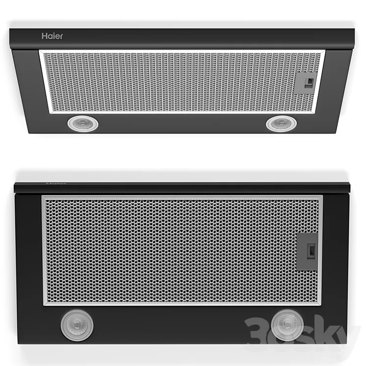 HOOD HAIER HVX-T671B 3D Model Free