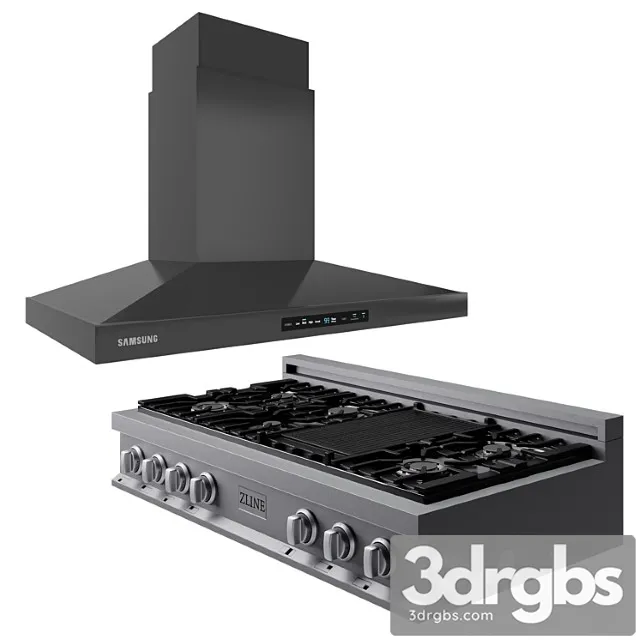 Hood Stove 3D Model Free