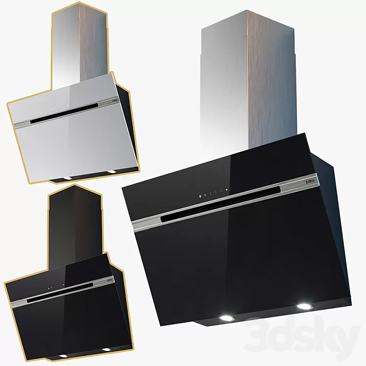 hood - Stripe - by Elica 3D Model