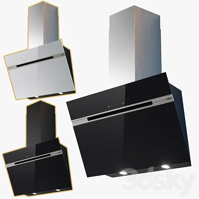 hood - Stripe - by Elica 3D Model