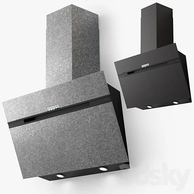 hood - Stripe Urban - by Elica 3D Model