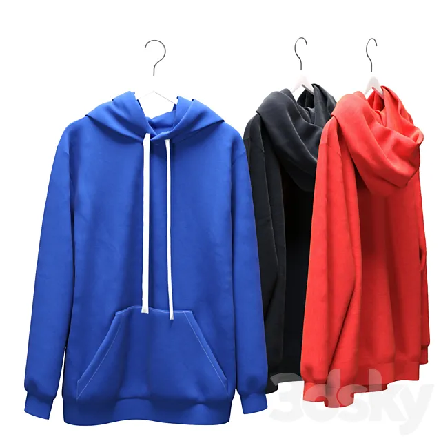 Hoody set 2 3D Model