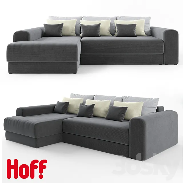 Hoof Madison \ Madison Corner Sofa 3D Model