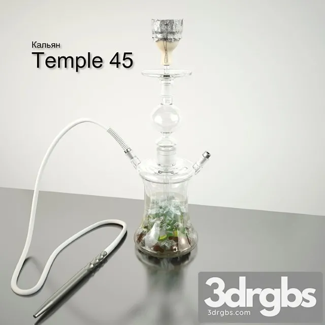 Hookah temple 45 3D Model Free