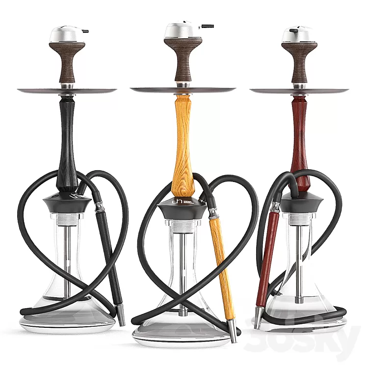 Hookah union 3D Model