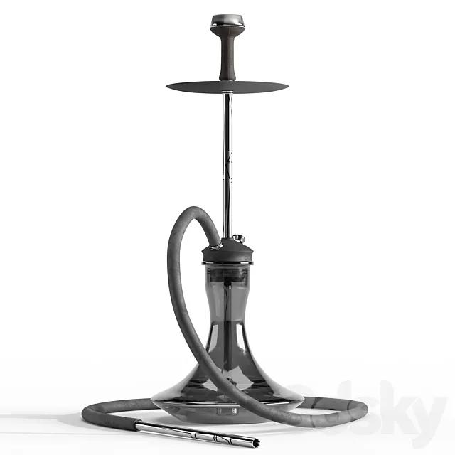 Hookah ykap slim 3D Model