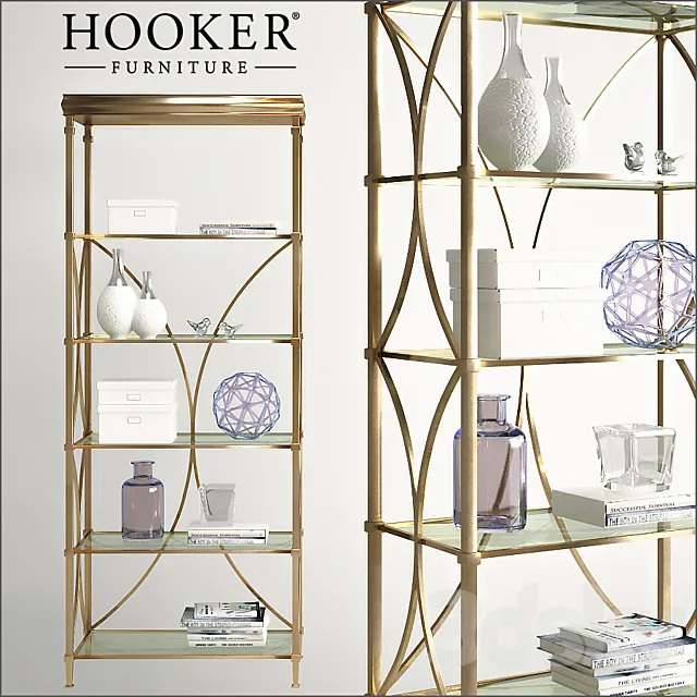 Hooker Furniture Bunching Etagere 3D Model