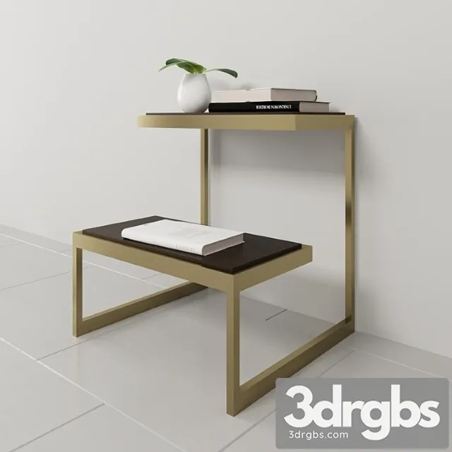 Hooker Furniture Curata End Table 3D Model Free