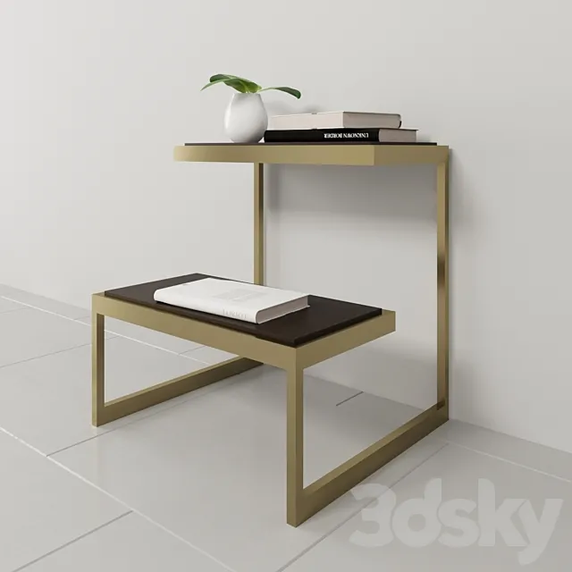 Hooker Furniture. Curata End Table 3D Model