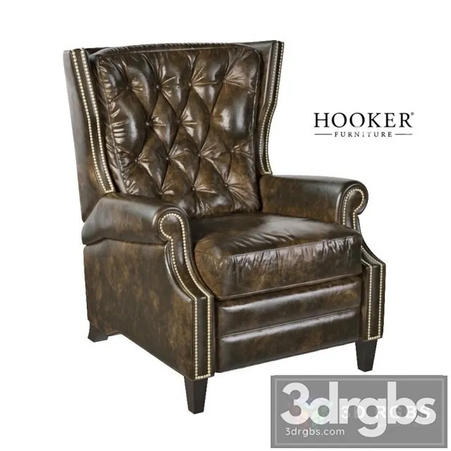 Hooker Furniture Hudson Recliner 3D Model Free