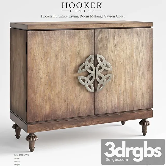 Hooker furniture savion 2 3D Model Free