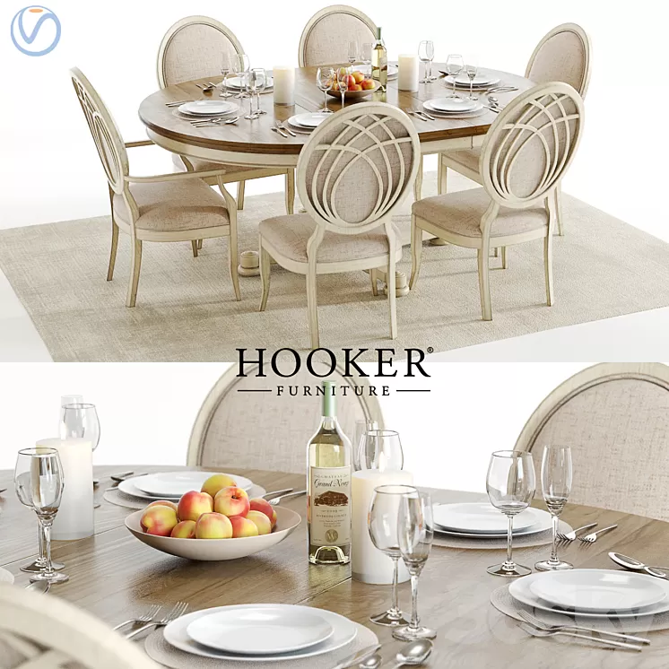 Hooker Sunset Point 3D Model