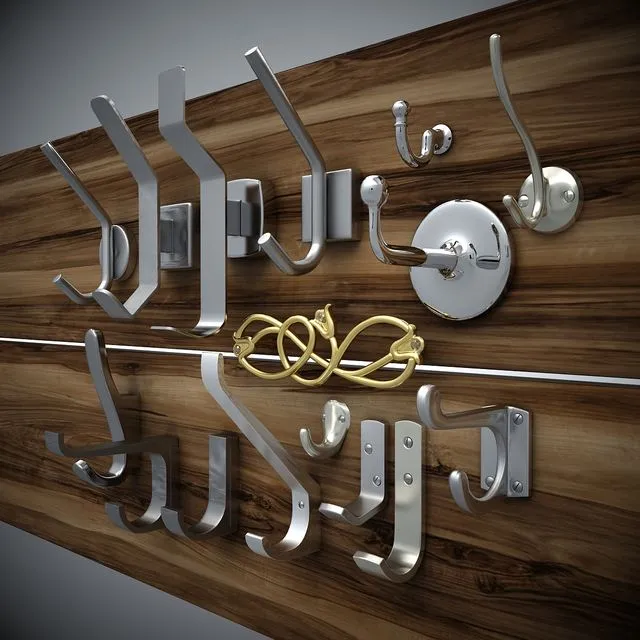 Hooks. Different 14sht 3D Model
