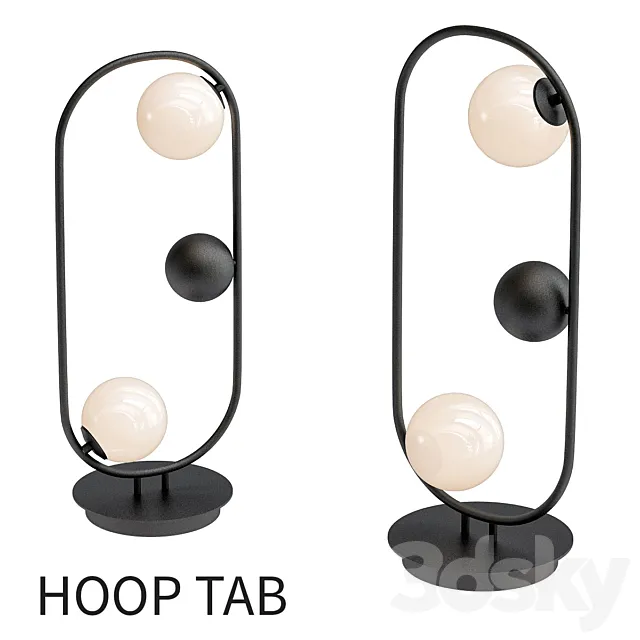 HOOP TAB black 3D Model