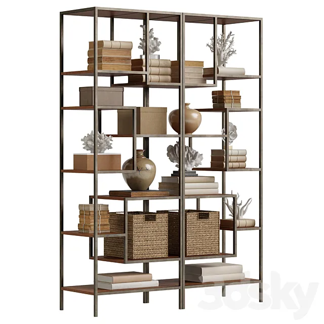 Horchow Dillenger Etagere 3DModel