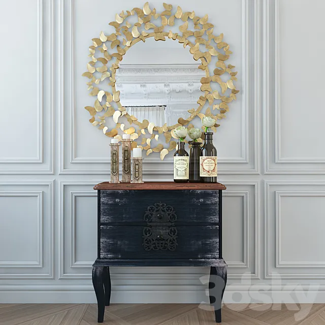 HORCHOW GENTRY NIGHTSTAND 3D Model