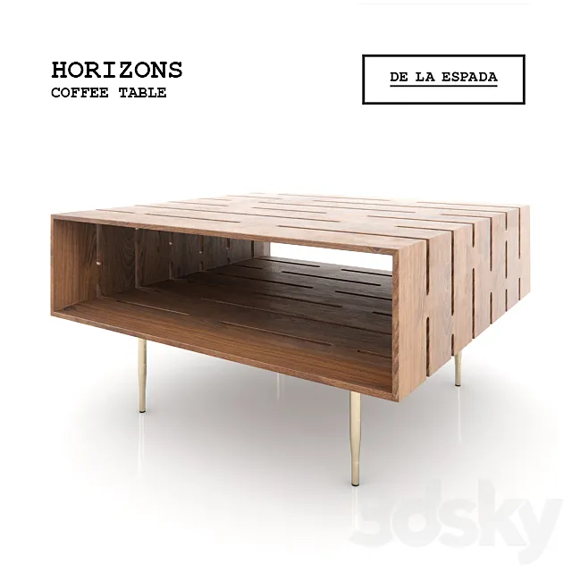 Horizons coffee table 3D Model