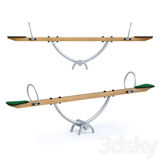 Horizontal swing Kompan 3D Model