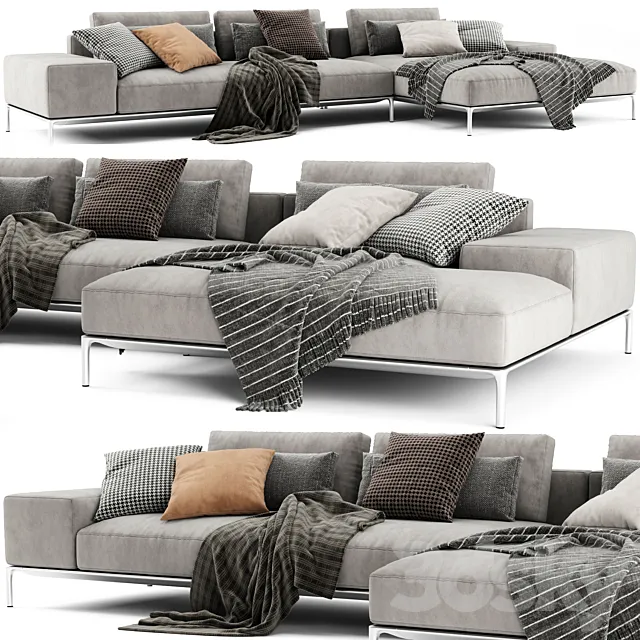 Horm Dizzy Chaise Longue Sofa 3D Model