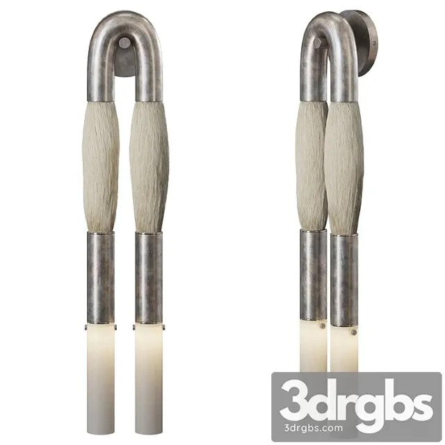 Horsehair Scene 3D Model Free