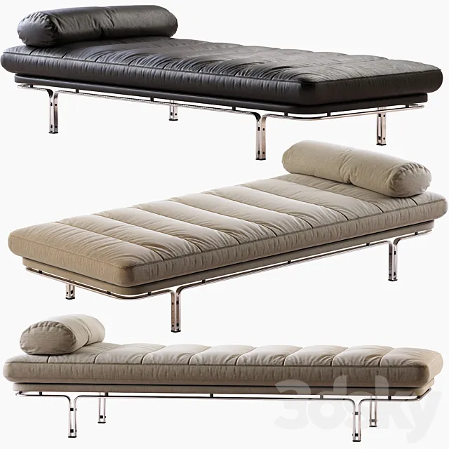 Horst Bruning Daybed for Alfred Kill International 1968 3DModel