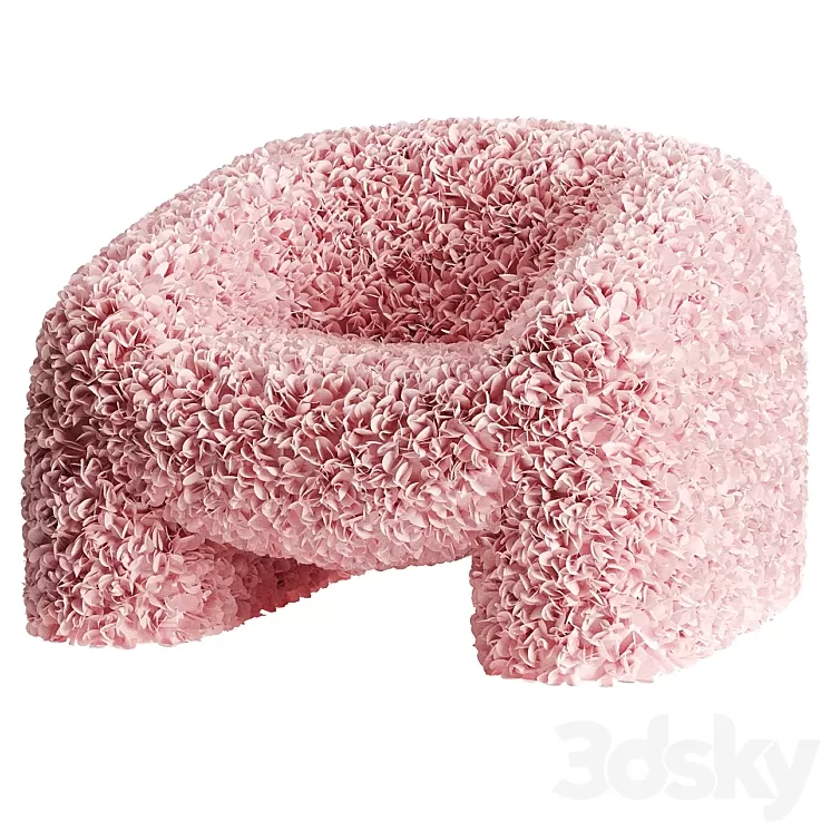 Hortensia Chair by Andres Reisinger 3D Model Free