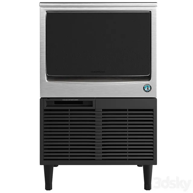 Hoshizaki KM-161BAJ Crescent Cuber Icemaker Air-cooled Built in Storage Bin 3D Model