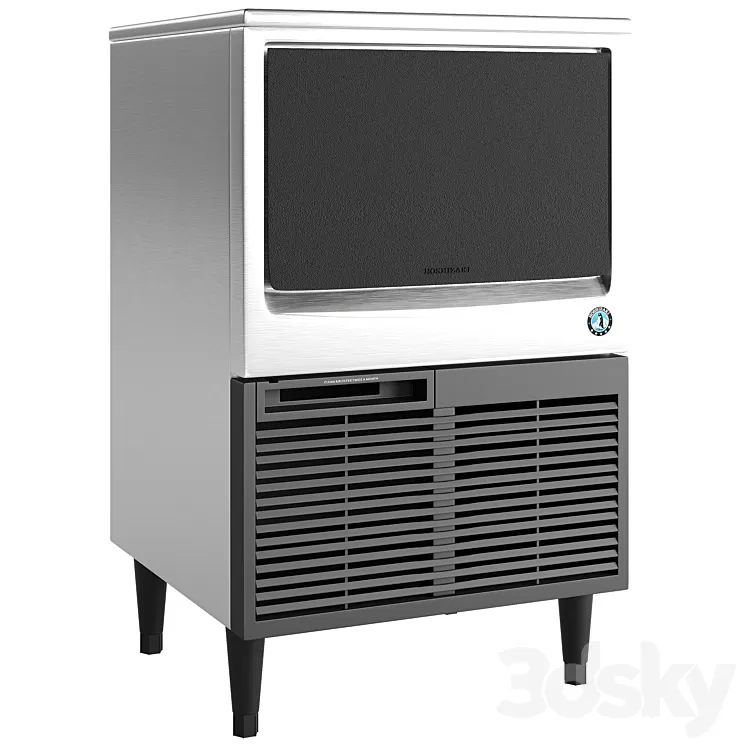Hoshizaki KM-161BAJ Crescent Cuber Icemaker Air-cooled Built in Storage Bin