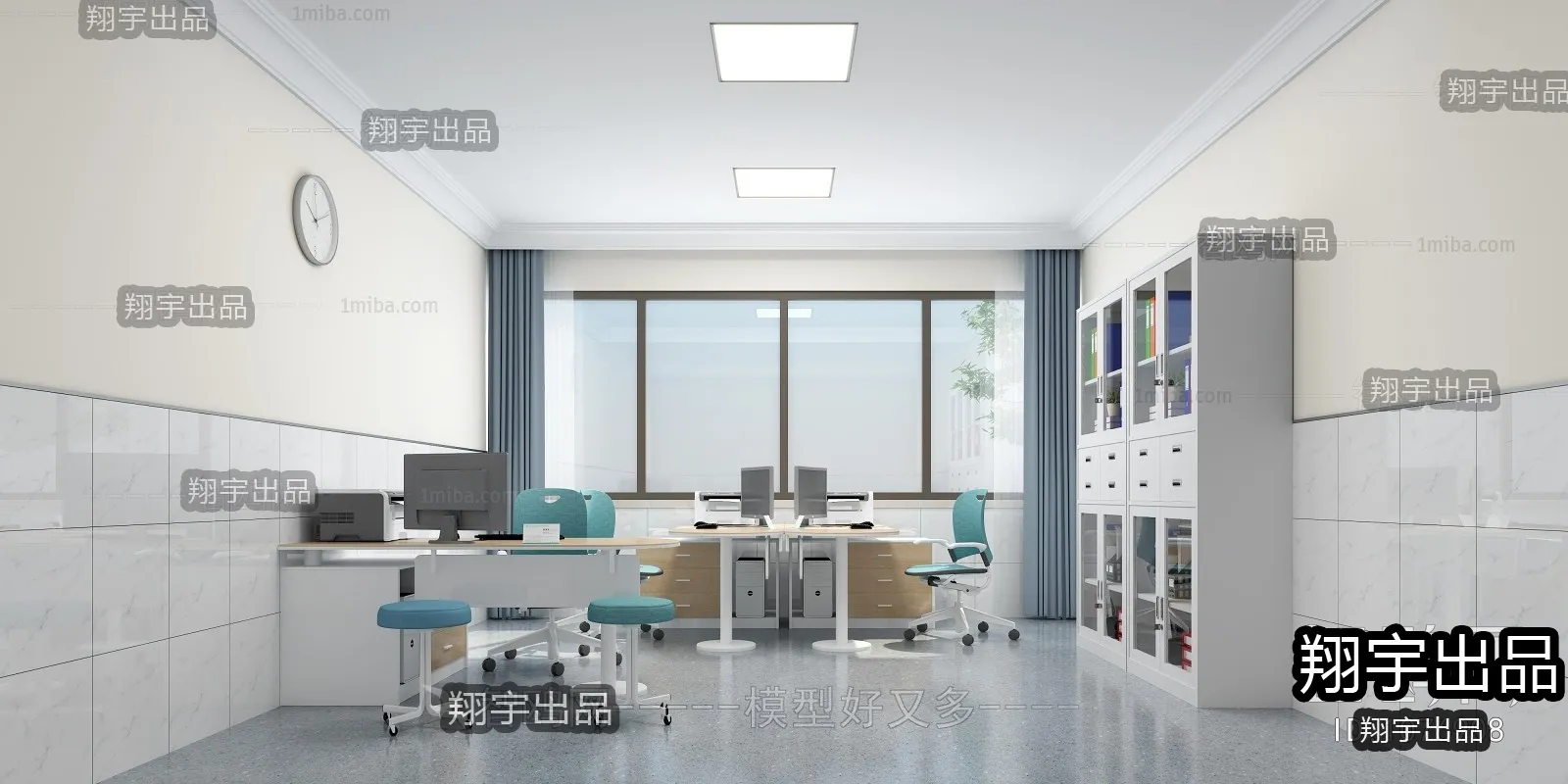 Hospital 3D Interior Scene - 3D Models - 020