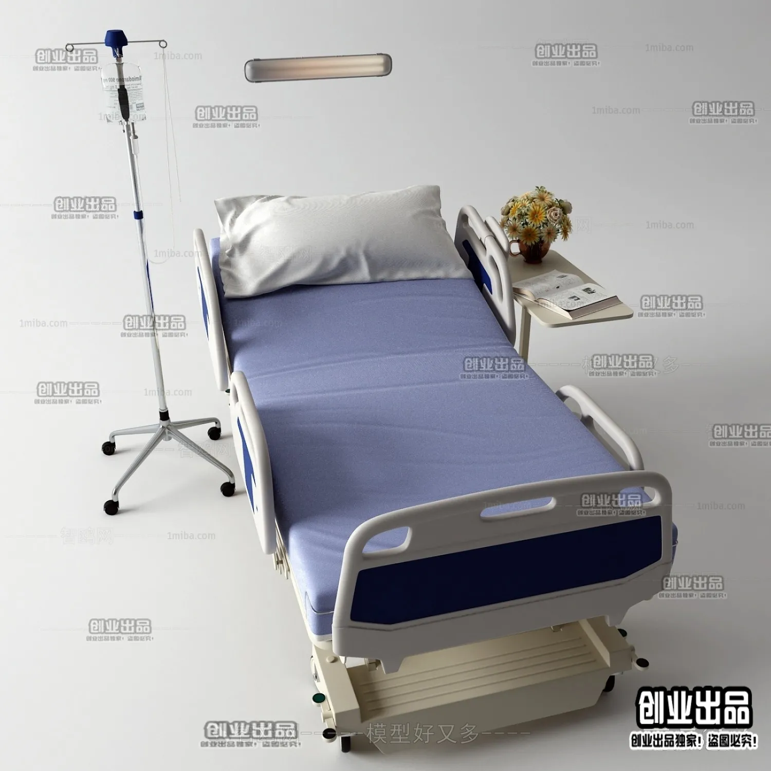 Hospital 3D Interior Scene - 3D Models - 040