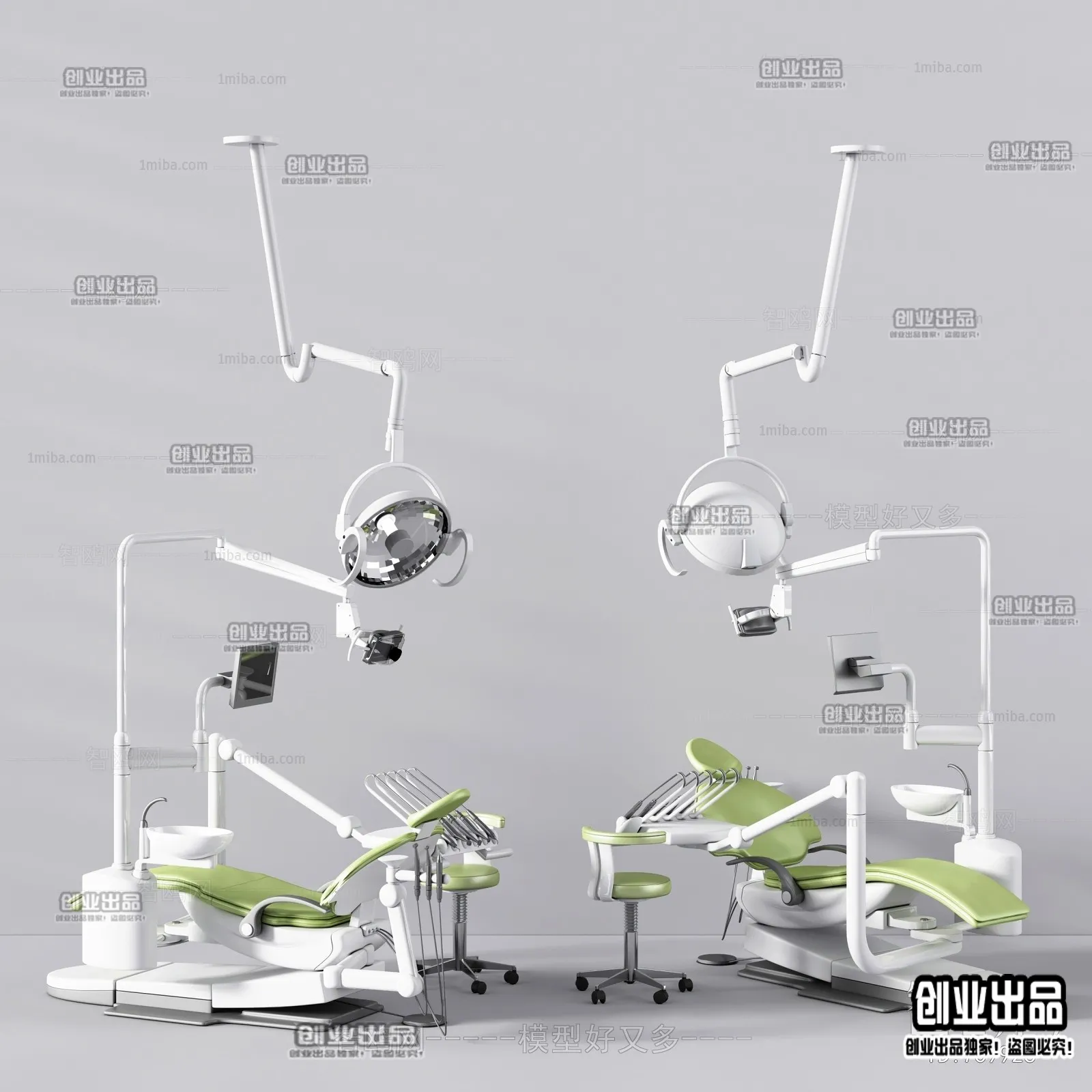 Hospital 3D Interior Scene - 3D Models - 042