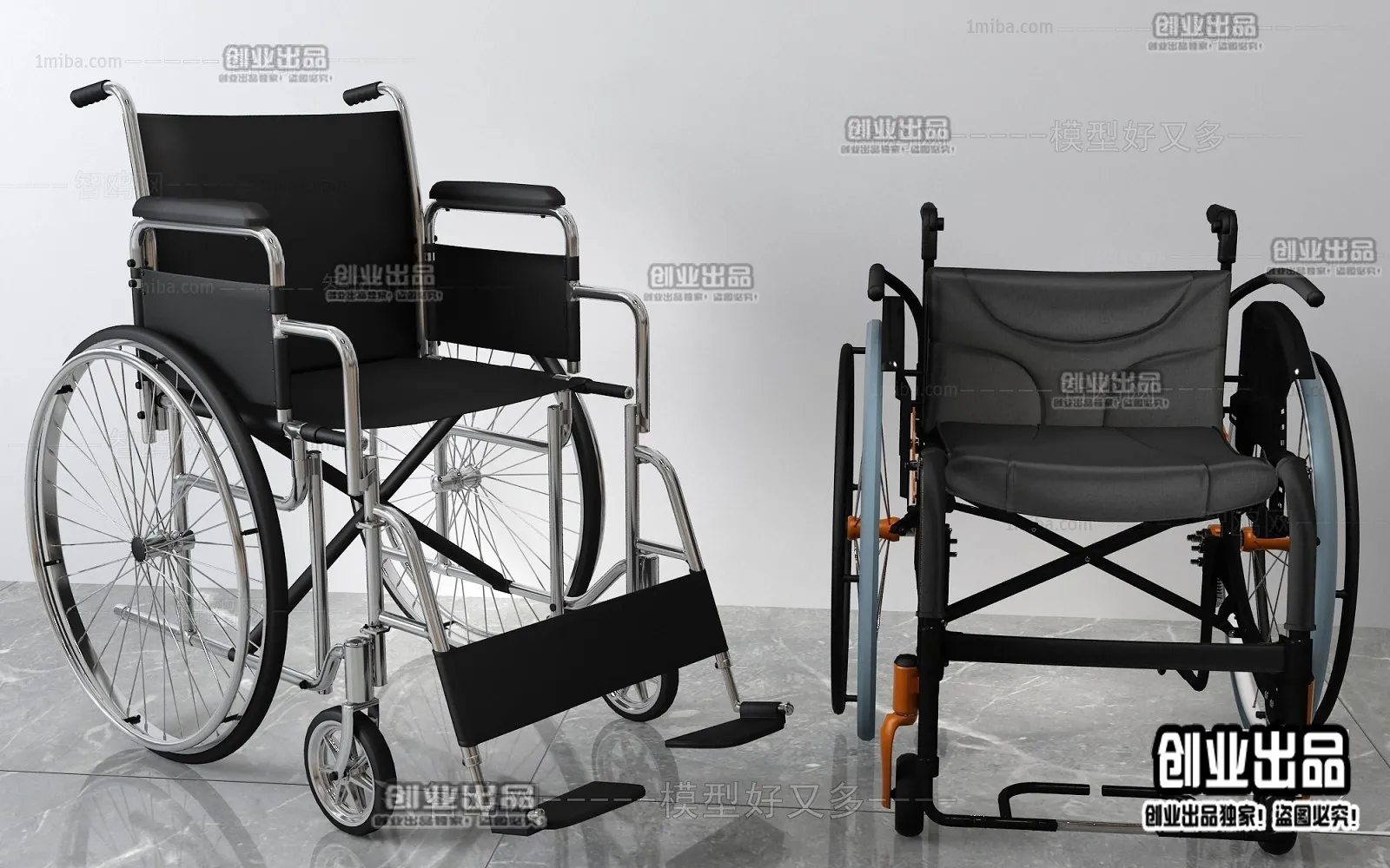 Hospital 3D Interior Scene - 3D Models - 046