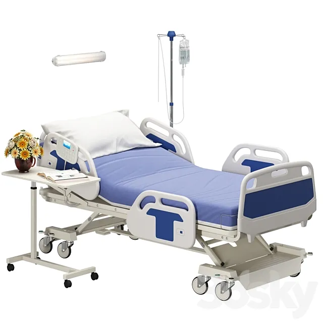 Hospital Bed 3DModel