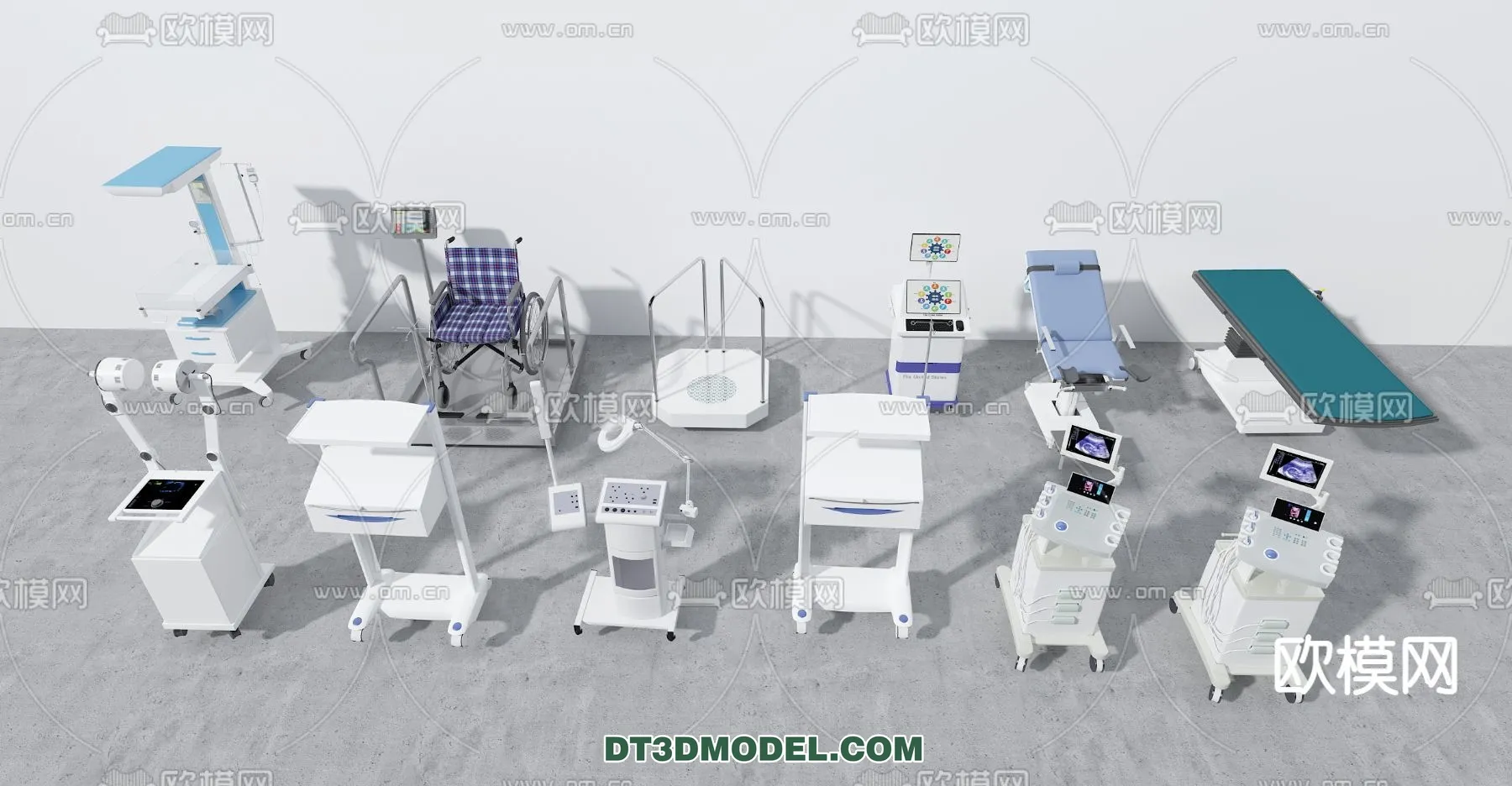 HOSPITAL CLINIC - 3D Model For Interior Design - 11332