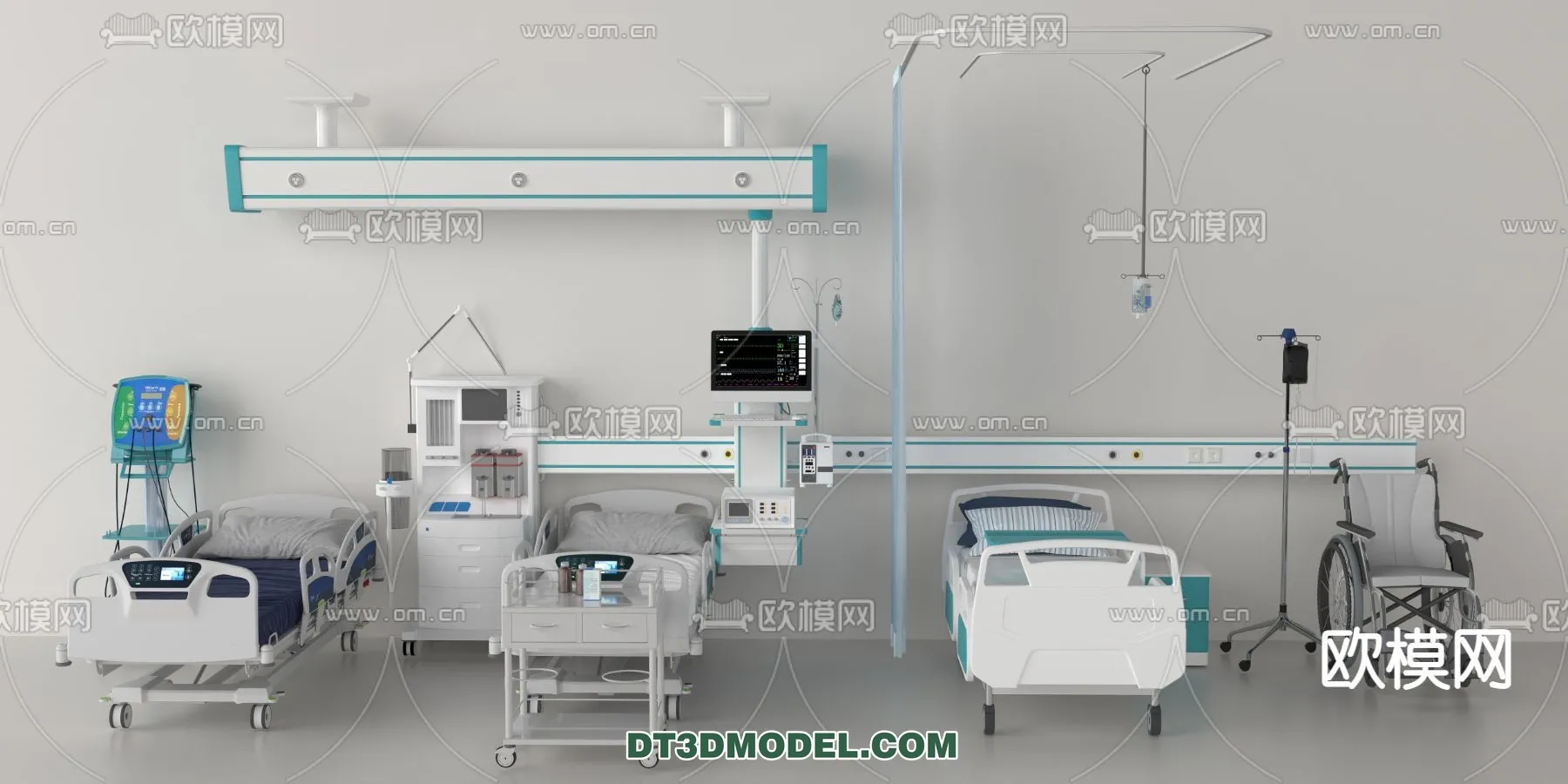 HOSPITAL CLINIC - 3D Model For Interior Design - 11333
