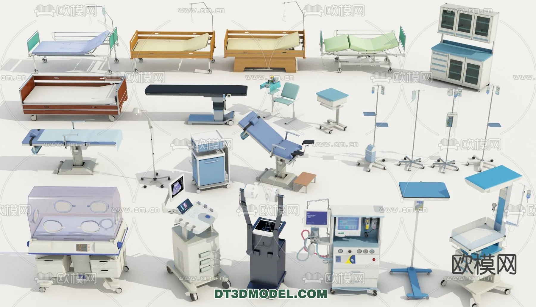 HOSPITAL CLINIC - 3D Model For Interior Design - 11339