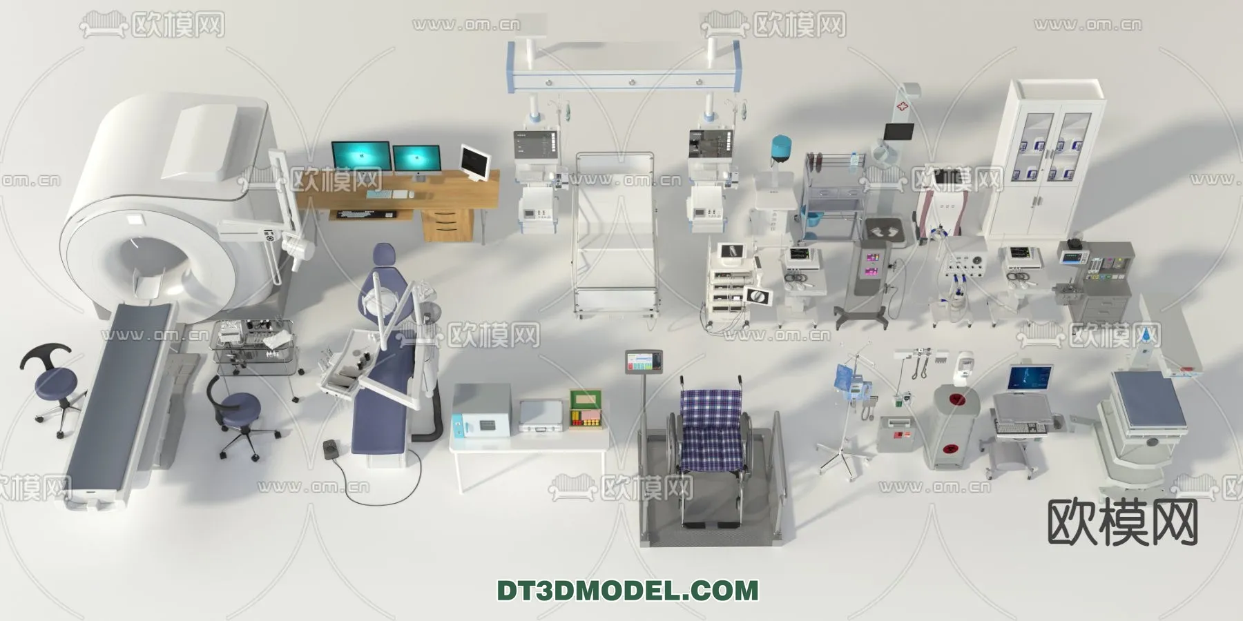 HOSPITAL CLINIC - 3D Model For Interior Design - 11342