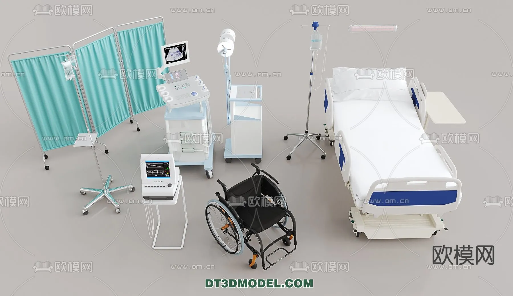 HOSPITAL CLINIC - 3D Model For Interior Design - 11349