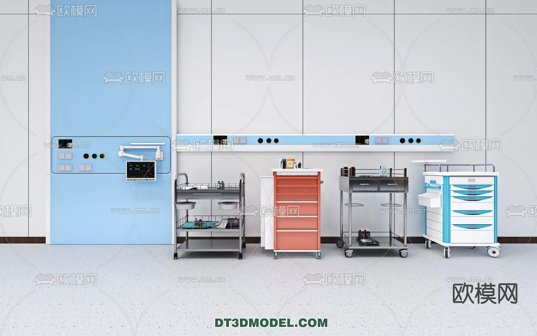 HOSPITAL CLINIC - 3D Model For Interior Design - 11353