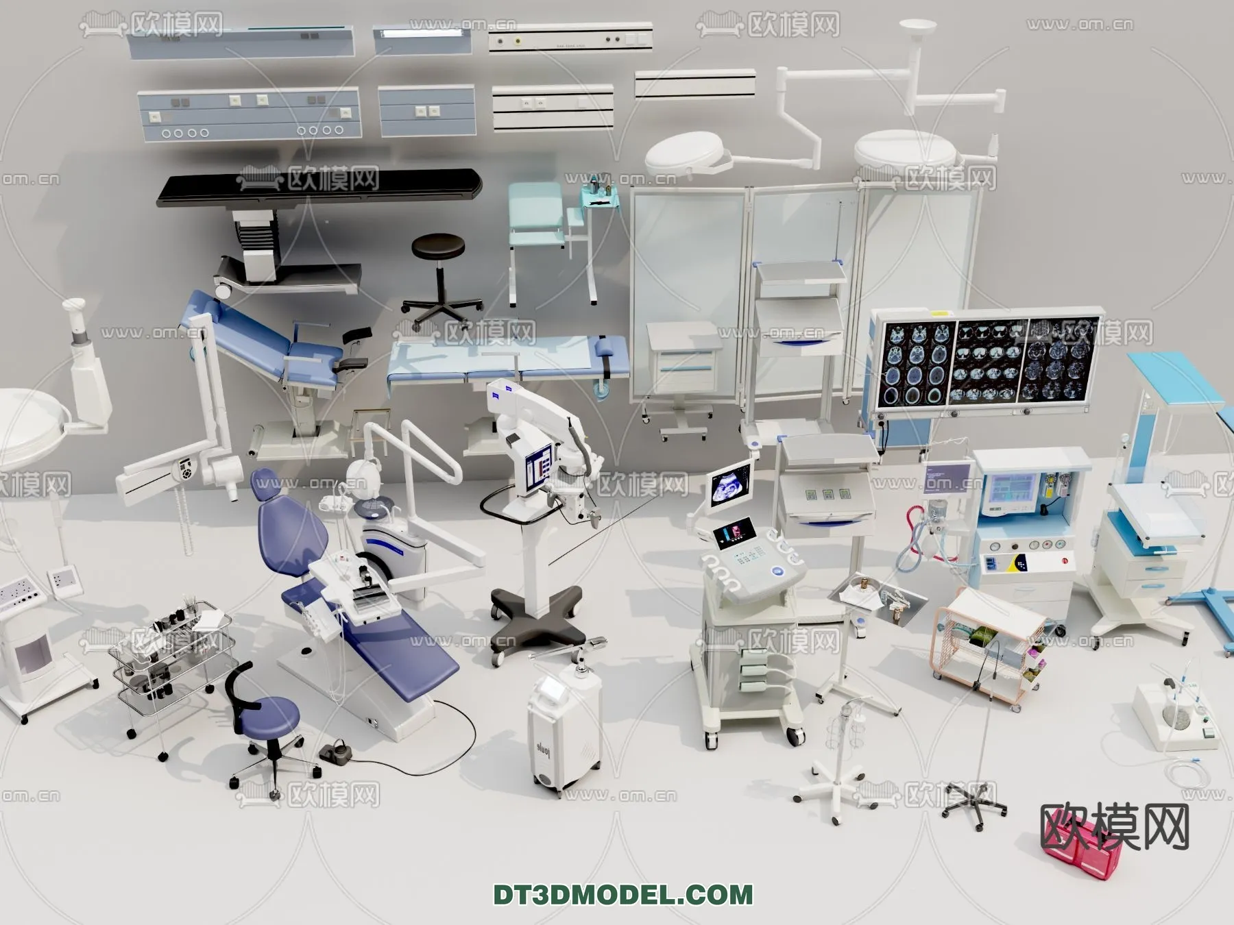 HOSPITAL CLINIC - 3D Model For Interior Design - 11354