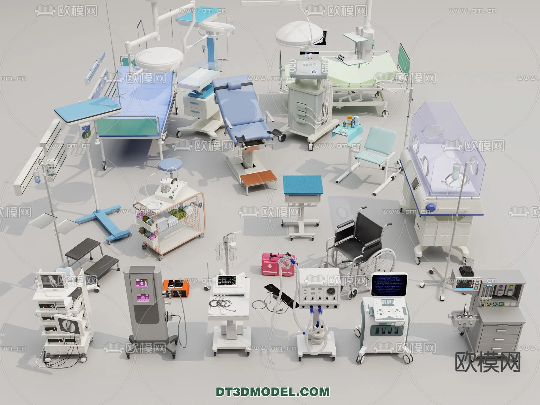 HOSPITAL CLINIC - 3D Model For Interior Design - 11356