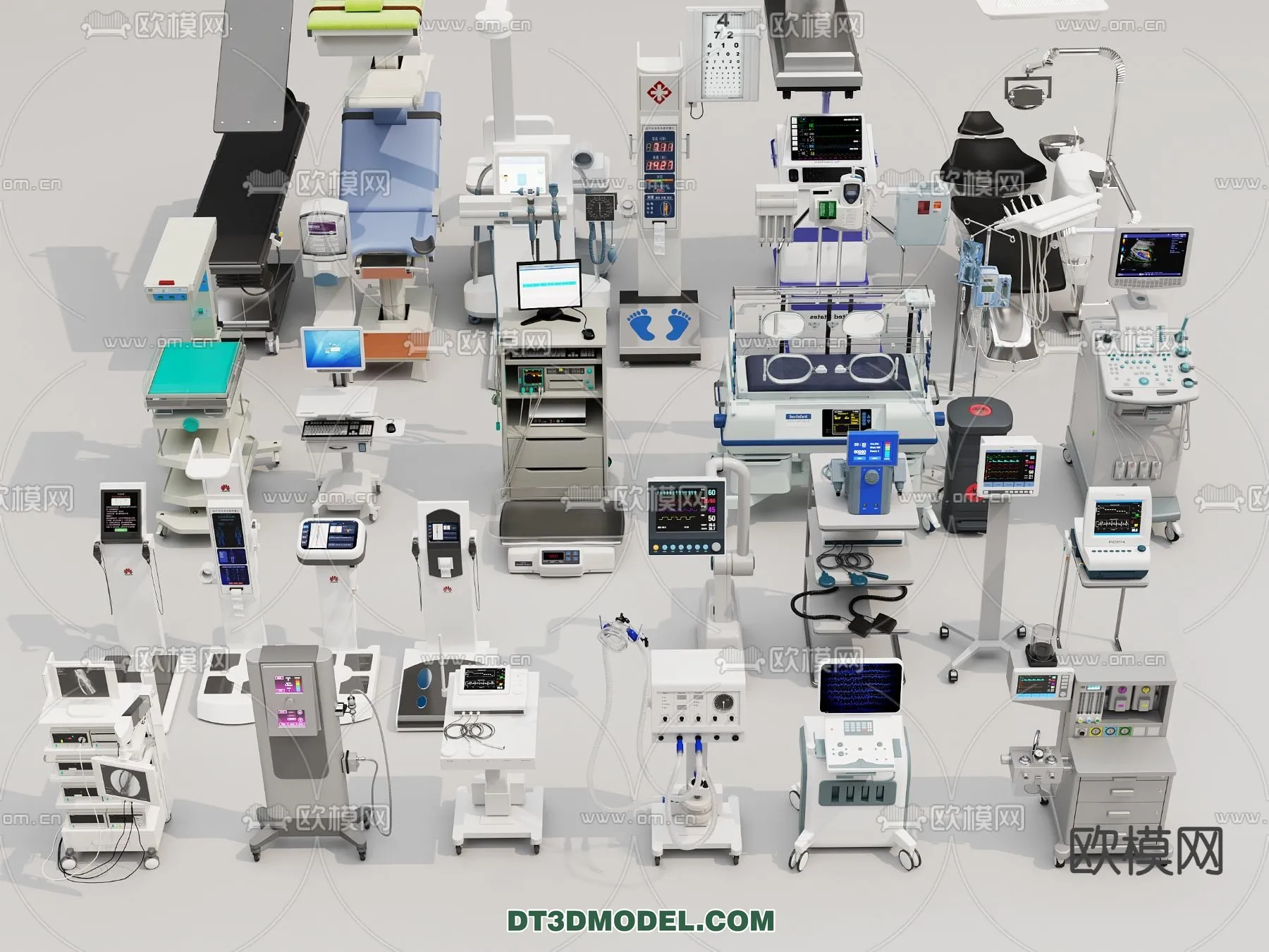 HOSPITAL CLINIC - 3D Model For Interior Design - 11357