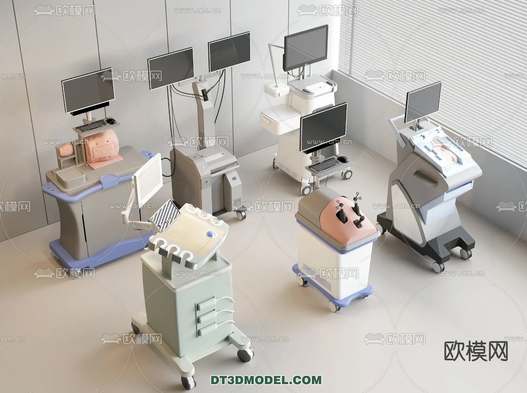 HOSPITAL CLINIC - 3D Model For Interior Design - 11358