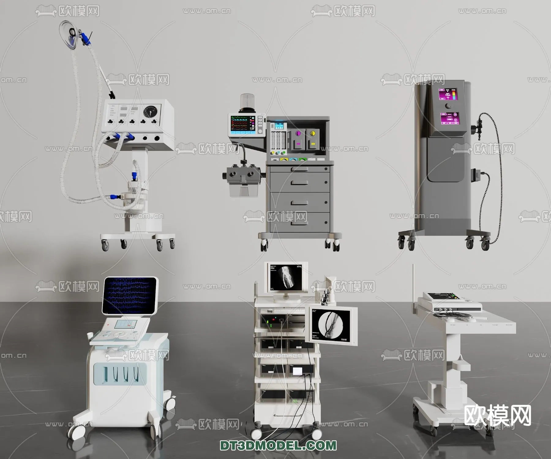 HOSPITAL CLINIC - 3D Model For Interior Design - 11371