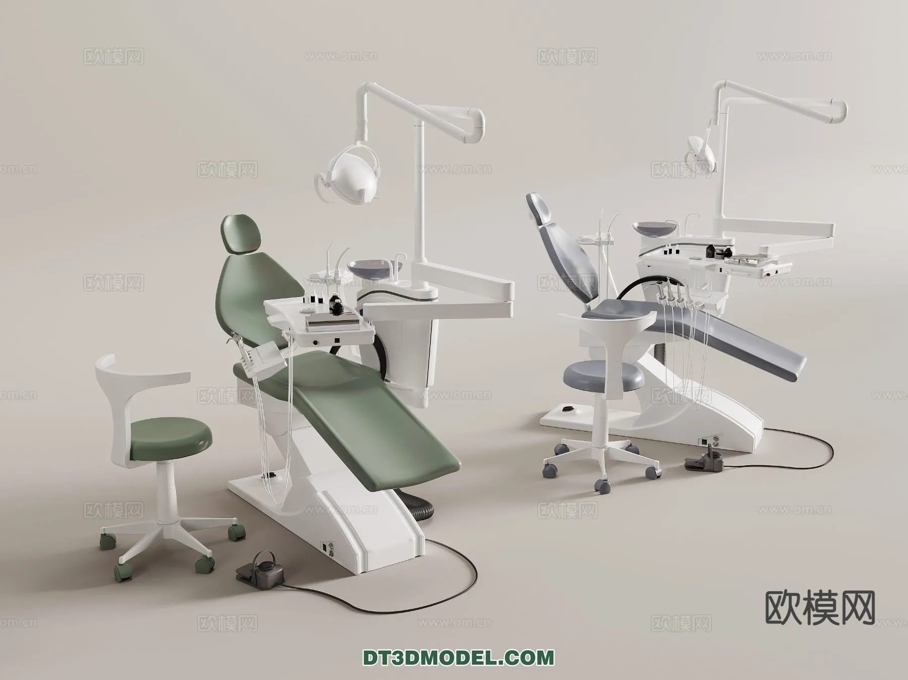 HOSPITAL CLINIC - 3D Model For Interior Design - 11373