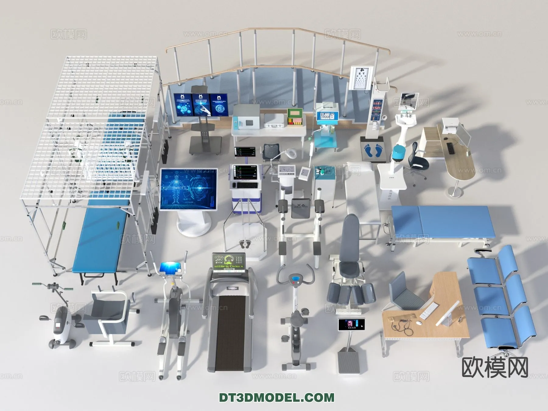 HOSPITAL CLINIC - 3D Model For Interior Design - 11381